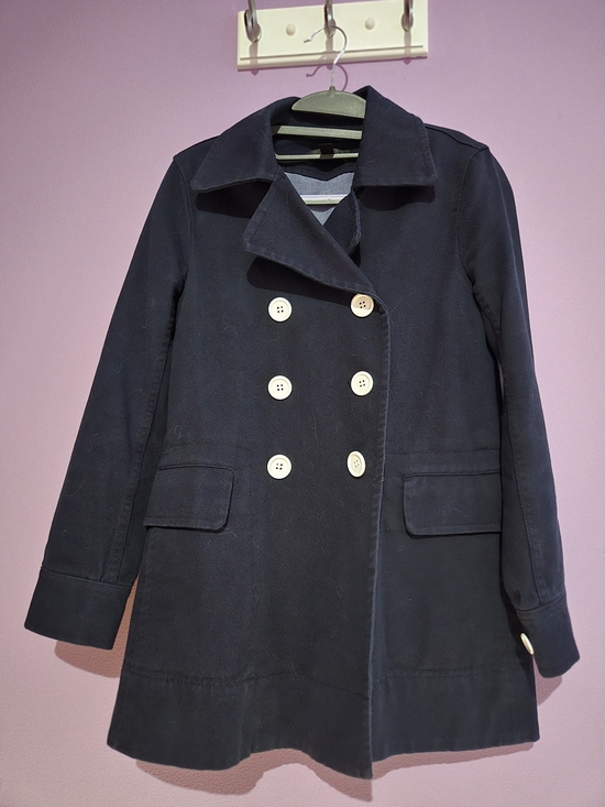 J. Crew Jackets & Blazers - J. Crew Navy Double-Breasted Peacoat with Contrast Buttons